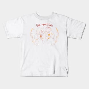 Girls support Girls Kids T-Shirt